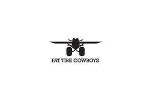 FAT TIRE COWBOYS LOGO aerial advertising-banner towing